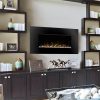 Bowery Hill 52" Wall Mount Electric Fireplace in Black 2