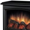 Bowery Hill Electric Fireplace Stove Heater in Black 5