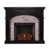 Bowery Hill Electric Fireplace in Ebony and Gray 5