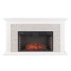 Bowery Hill Faux Stone Electric Fireplace 5