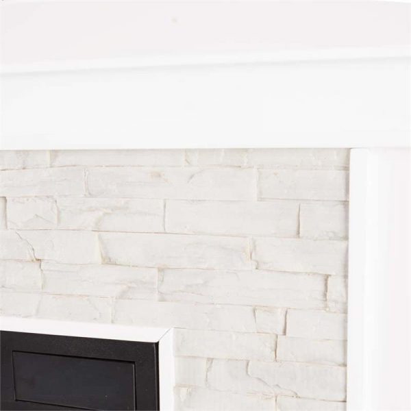 Bowery Hill Faux Stone Electric Fireplace 3