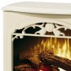 Bowery Hill Stoves Celeste Electric Fireplace Stove Heater in Cream 7