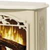 Bowery Hill Stoves Celeste Electric Fireplace Stove Heater in Cream 9