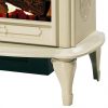 Bowery Hill Stoves Celeste Electric Fireplace Stove Heater in Cream 10