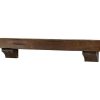 Breckenridge 48 inch Wood Fireplace Mantel Shelf