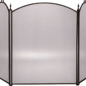 Bronze 3 Fold Arched Screen - 32 inch