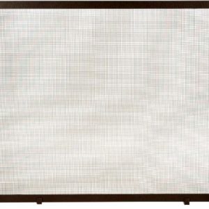 Bronze Wrought Iron Panel Screen - 34 inch