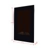 Caesar Fireplace EF490L LED Electric Wall Fireplace 21