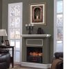 Caesar Fireplace FP201R Stove Adjustable Electric Log Set Heater with Realistic Ember Bed 1500W 23
