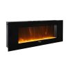 Caesar Luxury CHFP-40B Linear Wall Mount Recess Freestanding Multicolor Flame Electric Fireplace with Backlight, 40-Inch 41