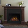 Callaway Grand Electric Fireplace in Chestnut Oak by Real Flame 9