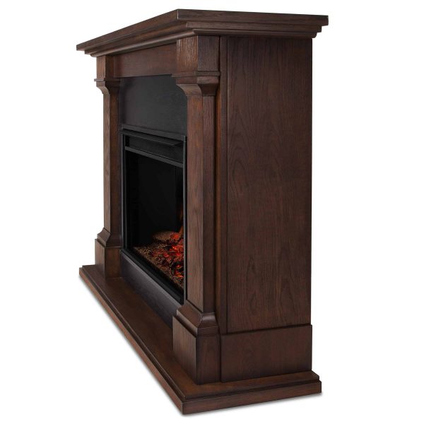 Callaway Grand Electric Fireplace in Chestnut Oak by Real Flame 4