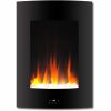 Cambridge 19.5" Vertical Electric Fireplace Heater with Multi-Color LED Flames and Crystal Rock Display 12