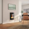 Cambridge 19.5" Vertical Electric Fireplace Heater with Multi-Color LED Flames and Crystal Rock Display 18
