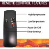 Cambridge 23-In. Freestanding 5116 BTU Electric Fireplace Insert with Remote Control 7