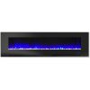 Cambridge 60" Wall-Mount Electric Fireplace Heater with Multi-Color LED Flames and Crystal Rock Display 16