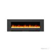 Cambridge 60" Wall-Mount Electric Fireplace Heater with Multi-Color LED Flames and Crystal Rock Display 20
