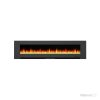 Cambridge 78" Wall-Mount Electric Fireplace Heater with Multi-Color LED Flames and Crystal Rock Display 17