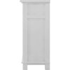 Cambridge San Jose Fireplace Entertainment Stand in White with 50" Color-Changing Fireplace Insert and Crystal Rock Display 14