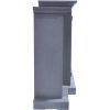 Cambridge Sanoma 72 In. Electric Fireplace in Slate Blue with Built-in Bookshelves and a Multi-Color LED Flame Display 14