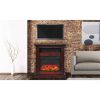 Cambridge Sienna 34" Electric Fireplace Mantel Heater with Enhanced Log and Grate Display 11