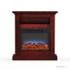 Cambridge Sienna 34" Electric Fireplace Mantel Heater with Multi-Color LED Flame Display 20