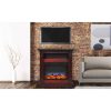 Cambridge Sienna 34" Electric Fireplace Mantel Heater with Multi-Color LED Flame Display