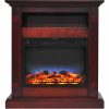 Cambridge Sienna 34" Electric Fireplace Mantel Heater with Multi-Color LED Flame Display 12