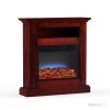 Cambridge Sienna 34" Electric Fireplace Mantel Heater with Multi-Color LED Flame Display 18