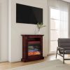 Cambridge Sienna 34" Electric Fireplace Mantel Heater with Multi-Color LED Flame Display 19