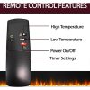 Cambridge Sorrento Electric Fireplace Heater with 47" Entertainment Stand and Multi-Color LED Flame Display 8