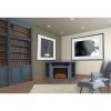 Cambridge Stratford 56 In. Electric Corner Fireplace in Slate Blue with Enhanced Fireplace Display 8