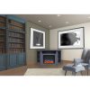 Cambridge Stratford 56 In. Electric Corner Fireplace in Slate Blue with LED Multi-Color Display 8
