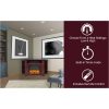 Cambridge Stratford 56" Electric Corner Fireplace Heater with Enhanced Log and Grate Display 15