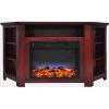Cambridge Stratford 56" Electric Corner Fireplace Heater with LED Multi-Color LED Flame Display 17