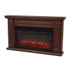 Carlisle Electric Fireplace in Chestnut Oak by Real Flame 5