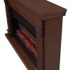 Carlisle Electric Fireplace in Chestnut Oak by Real Flame 6