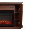 Carlisle Electric Fireplace in Chestnut Oak by Real Flame 7