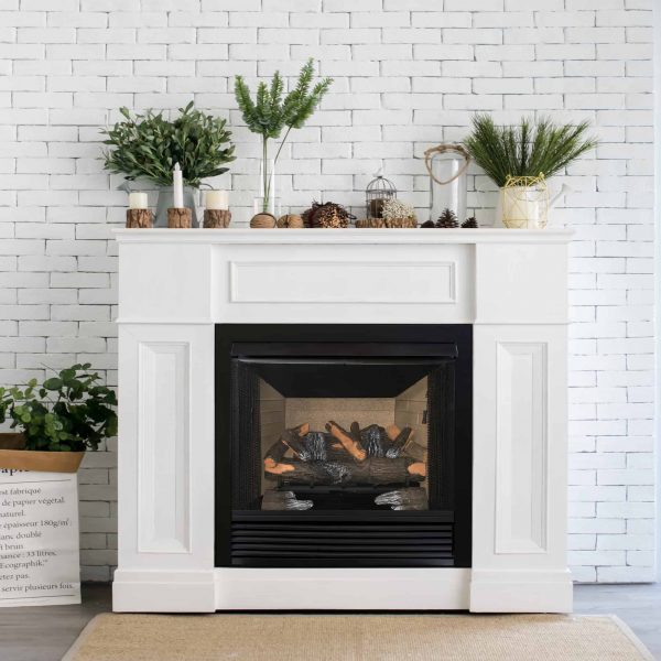 Cedar Ridge Hearth 24” Decorative Realistic Fireplace Ceramic Wood Log Set - Model CRHED24RT-D 1