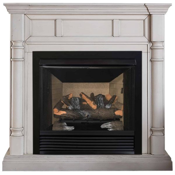 Cedar Ridge Hearth 24” Decorative Realistic Fireplace Ceramic Wood Log Set - Model CRHED24RT-D 3