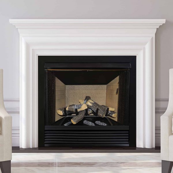 Cedar Ridge Hearth 24” Decorative Realistic Fireplace Ceramic Wood Log Set - Model CRHWV24RP-D 1