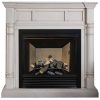 Cedar Ridge Hearth 24” Decorative Realistic Fireplace Ceramic Wood Log Set - Model CRHWV24RP-D 6