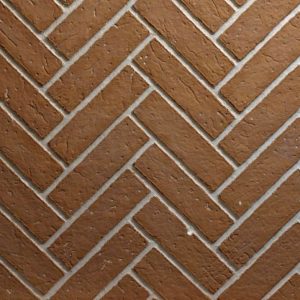 Ceramic Fiber Liner for Deluxe Fireplaces - Herringbone Brick
