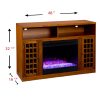 Chaneault Color Changing Media Fireplace w/ Storage 13