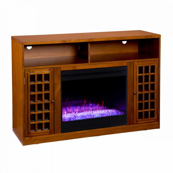 Chaneault Color Changing Media Fireplace w/ Storage 6