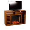 Chaneault Smart Media Fireplace w/ Storage 24
