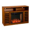 Chaneault Smart Media Fireplace w/ Storage 15