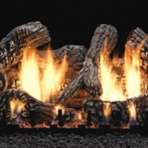 Charred Oak 24" Super Size Ceramic Fiber 6 Piece Log Set