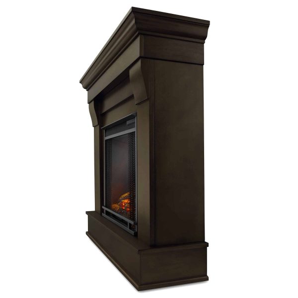 Chateau Electric Fireplace in Dark Walnut by Real Flame 3