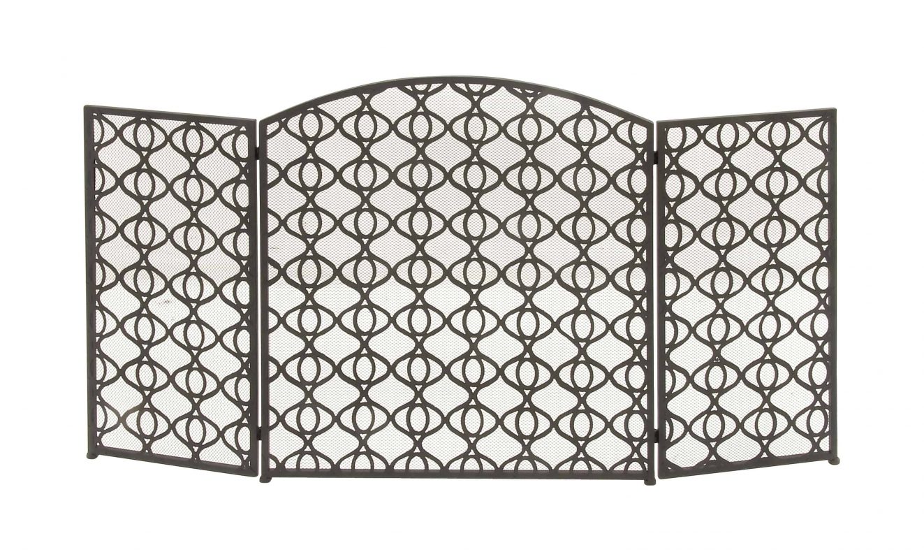 Chic Metal Fire Screen